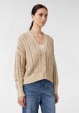 Comma Strickjacke Beige M