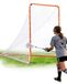 VEVOR Lacrosse Goal, 6' x 6' Lacrosse Net, Steel Frame Backyard Lacrosse Training Equipment, Portable Lacrosse Goal with Carry Bag, Quick and Easy Setup, Perfect for Youth Adults