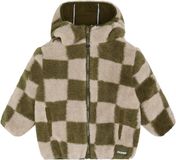 Noppies Jas - Reversible - Dark Olive - Maat 116