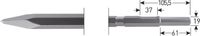 Rotec Puntbeitel Zeskant 21mm
