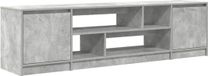 vidaXL Meuble TV 188,5x41x50 cm aggloméré gris béton