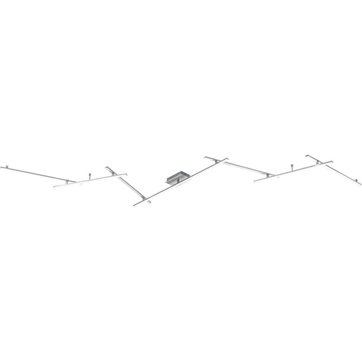BES LED Trion Undiro Plafondlamp - 28W - Warm Wit - Dimbaar - Rechthoek - Mat Nikkel