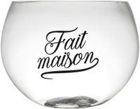 Home Deco Factory Drank Sangria en Cocktails bowl - 6.5 liter - glas - met lepel - D26 x H18 cm - Cocktail Lounge serie