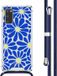 iMoshion Hoesje Samsung Galaxy S20 - Cobalt Blue Flowers Connect - Back Cover met Koord