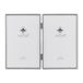 Lawrence Frames 650046D Eenvoudig zilveren metalen fotolijst, 15,6 x 10,7 cm