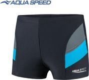Aqua Speed Andy Zwemboxer Jongens Grijs/Blauw 140