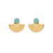 Luxenter Boucles d'oreilles Ria finition or 18 carats