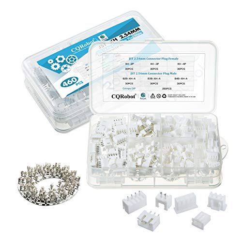 CQRobot 460-delige JST XH 2,54 mm stekkerkit - 2/3/4-polig