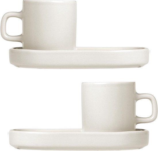 Blomus Mio Espresso Mugs Set - 2 pcs. - Moonbeam - 100 ml