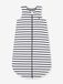 Petit Bateau A0C6J unisex mouwloze slaapzak - kinderen 0-24 marshmallow/smoking 0-6 maanden