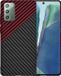 Techsuit Carbonite FiberShell Carbon Back Cover étui pour Samsung Galaxy Note 20 - Rouge/Noir
