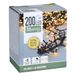Led-lichtsnoer, Extra warme led-lichtketting met 8 verlichtingsfuncties, 200 leds op 4 m, kerstverlichting met geheugenchip, tuindecoratie, advent en winter voor binnen en buiten