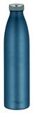 THERMOcafé by THERMOS TC BOTTLE night blue mat 1,00 l, roestvrij stalen thermosfles, koolzuurbestendig, 12 uur warm 24 uur koud, lekvrij, voor school, onderweg en kantoor