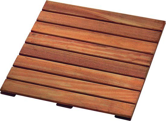 Intergard Vlondertegels 50x50cm hardhout (glad)