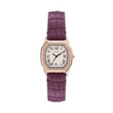 Fossil Analoog kwartshorloge voor dames met lederen armband ES5428