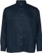 s.Oliver Linnen Hemd Lange Mouw Regular Fit Navy XXL