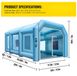 StarTech Latios Opblaasbare autospuitcabine - Spuittent - 8 x 4,5 x 3 m - Blauw