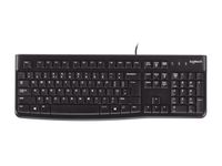 Logitech K120 - Bedraad USB QWERTY Toetsenbord - Zwart