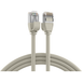 RJ45 Patchkabel Cat.6A U/FTP TPE, 4mm ultraflex grau 0,25m