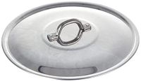 Baldassare Agnelli Family deksel plat gepolijst, metaal, zilver/zwart, 24 cm