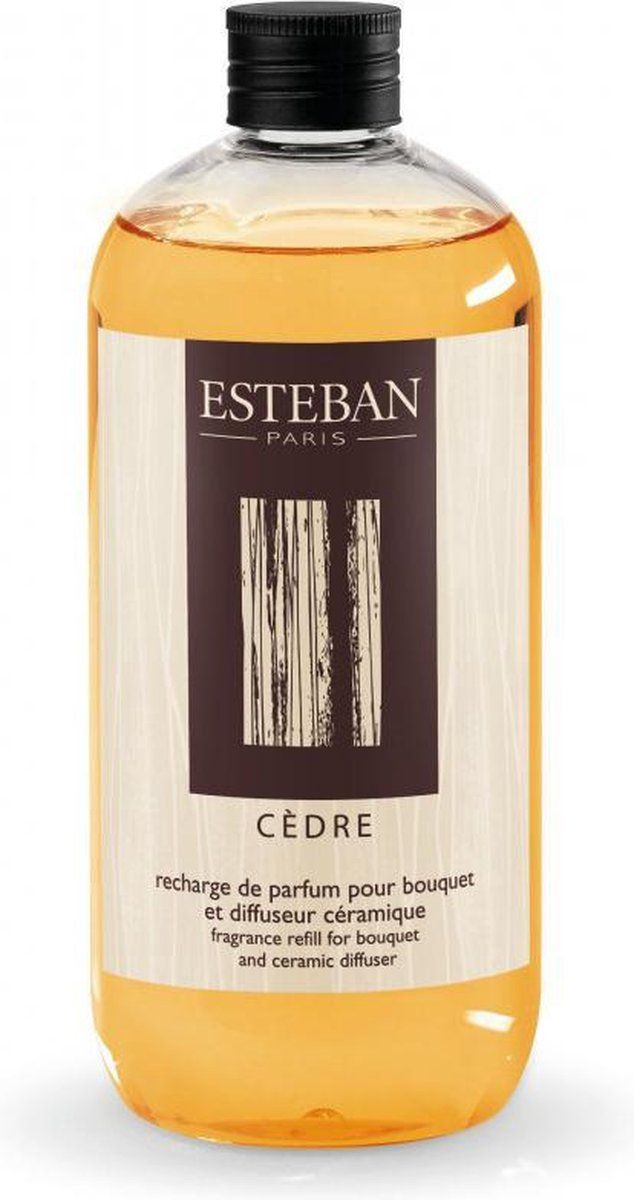Esteban Classic Navulling Geurstokjes Cedre 500ml