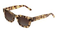 Frank-and-lucie Sunday Borgo Zonnebril Unisex Rechthoekig Bruin Acetaat