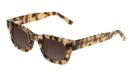 Frank-and-lucie Sunday Borgo Zonnebril Unisex Rechthoekig Bruin Acetaat