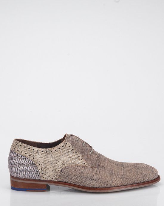 Floris van Bommel Veterschoenen zwart Leer 310331