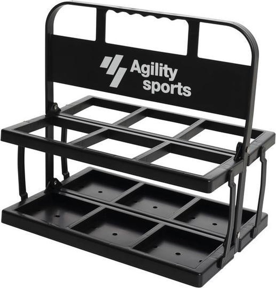 Agility Sports bidonkrat 35 cm zwart