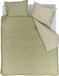Vtwonen Cozy Slub dekbedovertrek - Tweepersoons - 200 x 220 cm - Groen