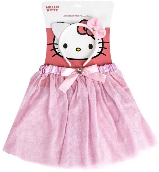 Hello Kitty Hoofdband Roze/Wit Polyester Meisjes