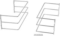 SOTECH Bakplaathouder voor 3 bakplaten (364 x 140 x 125 mm, gepolijst chroom)