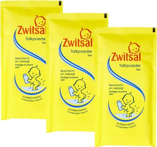 Zwitsal - Talkpoeder navulling - 100 gr - 3 stuks