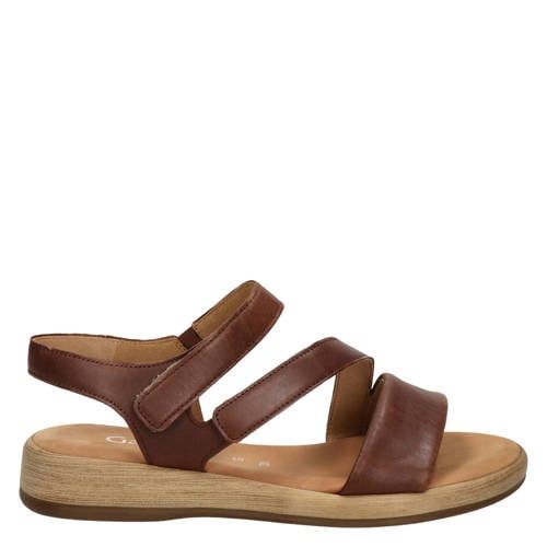 Gabor leren sandalen cognac