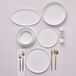 Karaca 8683650346593 serviesset 55 stuk(s) Porselein Wit