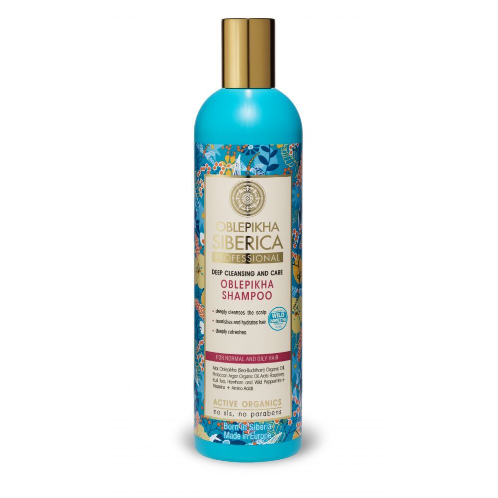 Natura Siberica Oblepikha Shampoo voor Normaal en Vettig Haar 400 ml