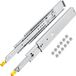 VEVOR Glissières de tiroir de 20 pouces, capacité de charge de 225 kg, extension complète, argent, zinc