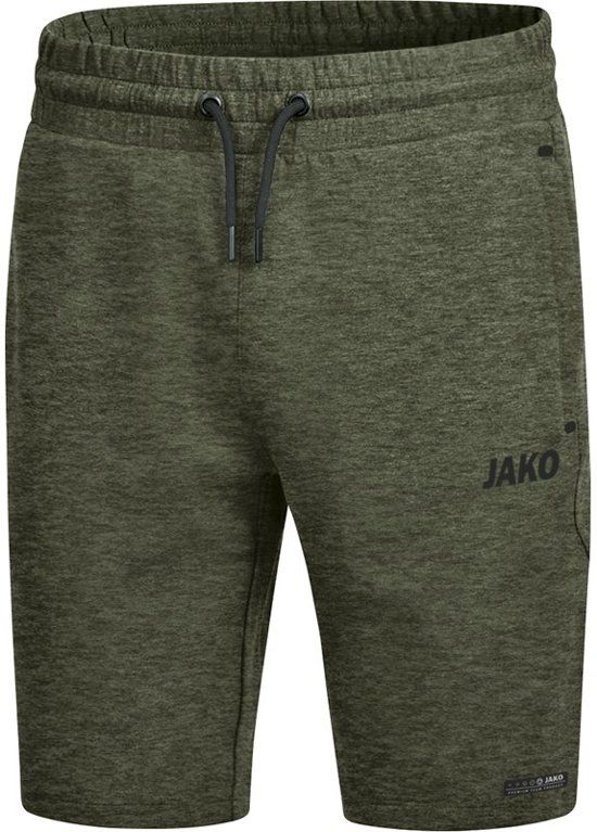 JAKO Short - Premium Basics kaki gemeleerd - Maat L