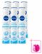 NIVEA 6 x Fresh Natural Deodorantspray - 0% aluminium - 200 ml - Voordeelverpakking