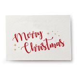 Mopec NX9 5 vellen met 36 kaarten Vrolijk Kerstfeest Sterren 5 x 3,5 cm