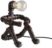Unyqoos® Industrieel Steampunk Tafellampje in Vintage Robotstijl