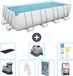 Bestway Rechthoekig Power Steel Zwembad - 549 x 274 x 122 cm - Grijs