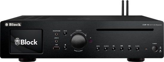 Audioblock CVR-10 Stereo Zwart