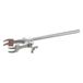 Bochem Aluminium universele klem, vingers met kurk, 180 mm schachtlengte, 0-80 mm diameter