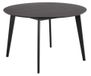 AC Design Giga Living Eettafel Levi Rond Zwart Eikenfineer Ø120x76cm