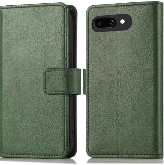 imoshion Hoesje - Geschikt voor Google Pixel 9a - Luxe Bookcase - Groen