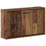 vidaXL Wandgemonteerde Schoenenkast HAARLEM 71 x 17 x 43 cm Bewerkt hout
