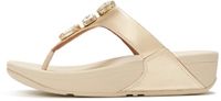 FitFlop Lulu Ultra-Jewel Metallic Sandalen met hak Vrouwen Maat 43