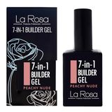 LaRosa 7-in-1 BUILDER GEL in een Fles – Versterkende Gel 15ml voor Nagelverlenging, Langdurige Base/Top Coat - PERZIK NUDE