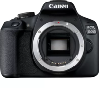 Canon EOS 2000D Body zwart